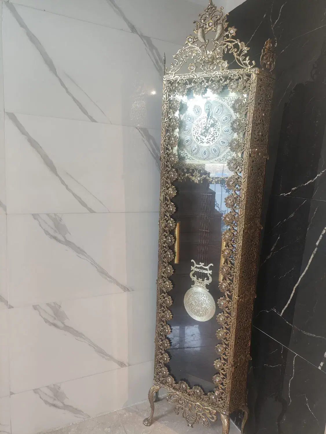 ساعت ایستاده برنزی|ساعت دیواری و تزئینی|پاکدشت, شهرک انقلاب|دیوار