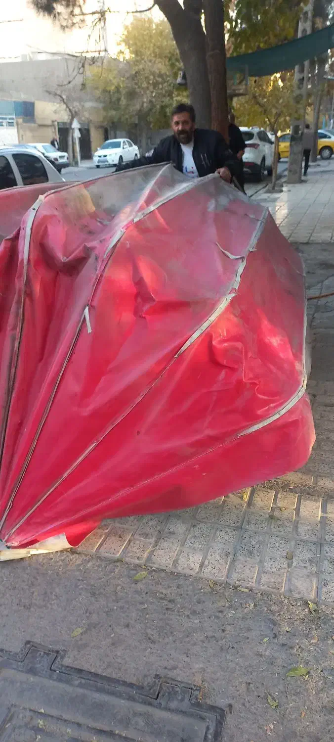 سایبان کالسکه ایی ۳ متر ۲۰ سانت|فروشگاه و مغازه|مشهد, خرمشهر|دیوار