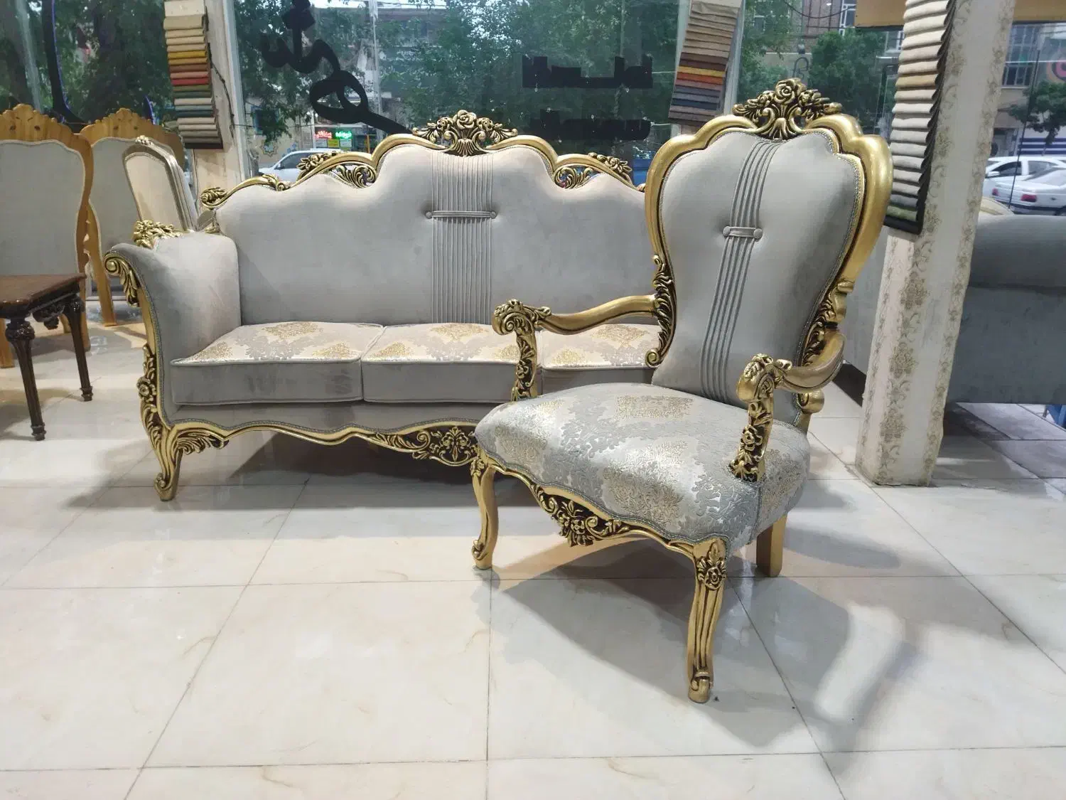 مبل سلطنتی مدل آراد|مبلمان خانگی و میز عسلی|قم, شاه ابراهیم|دیوار