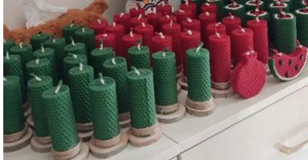 شمع یلدایی|صنایع دستی و سایر لوازم تزئینی|قم, شاه ابراهیم|دیوار