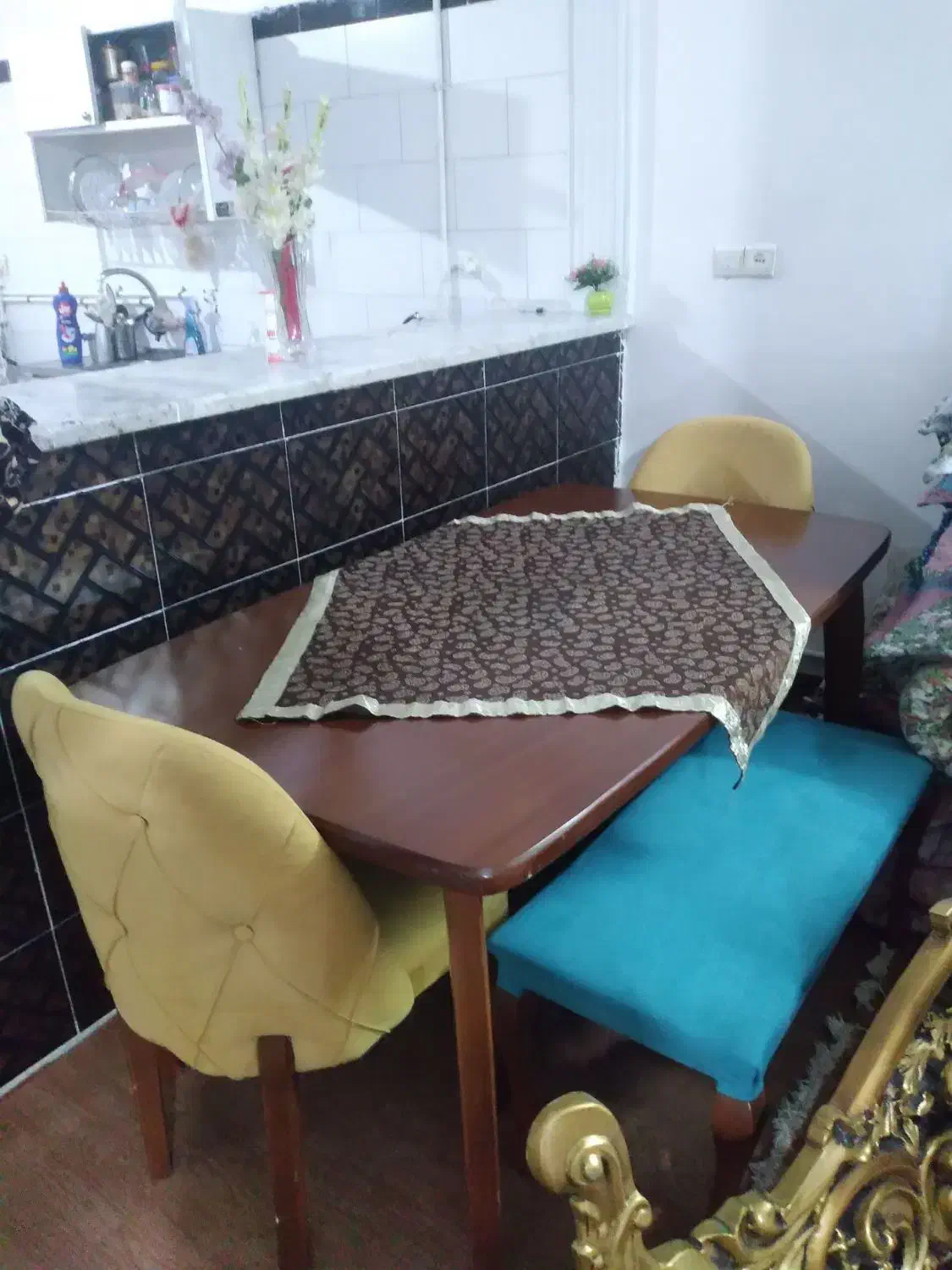 کنسول با آینه ،ومیز ناهار خوری|میز و صندلی غذاخوری|هشتگرد, شهرک ایران خودرو|دیوار