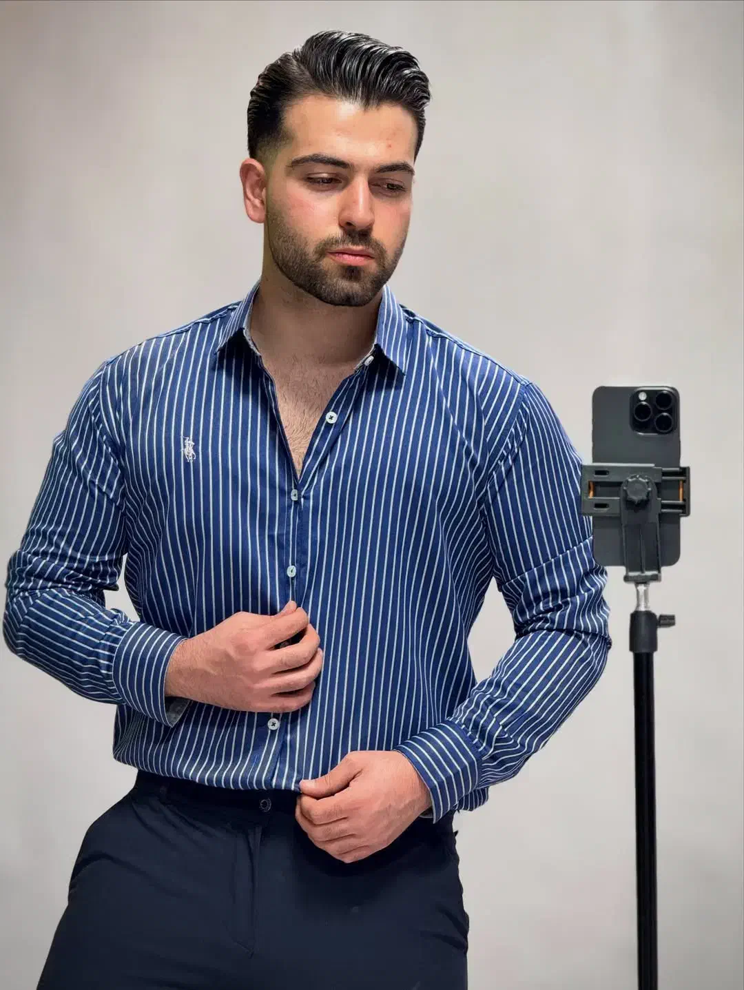 پیراهن دیپلمات (راه راه )|لباس|رودان, |دیوار