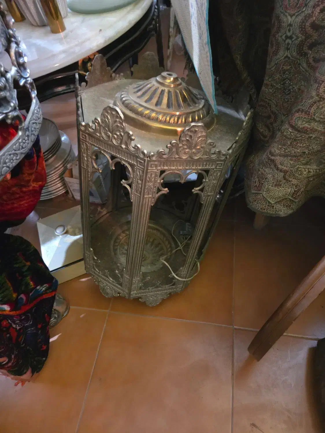 لوستربرنزقدیمی آنتیک کلکسیونی|کلکسیون اشیاء عتیقه|تهران, سنائی|دیوار