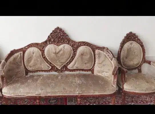 مبل۹ نفره چوب گردو|مبلمان خانگی و میز عسلی|سبزوار, پاسداران|دیوار