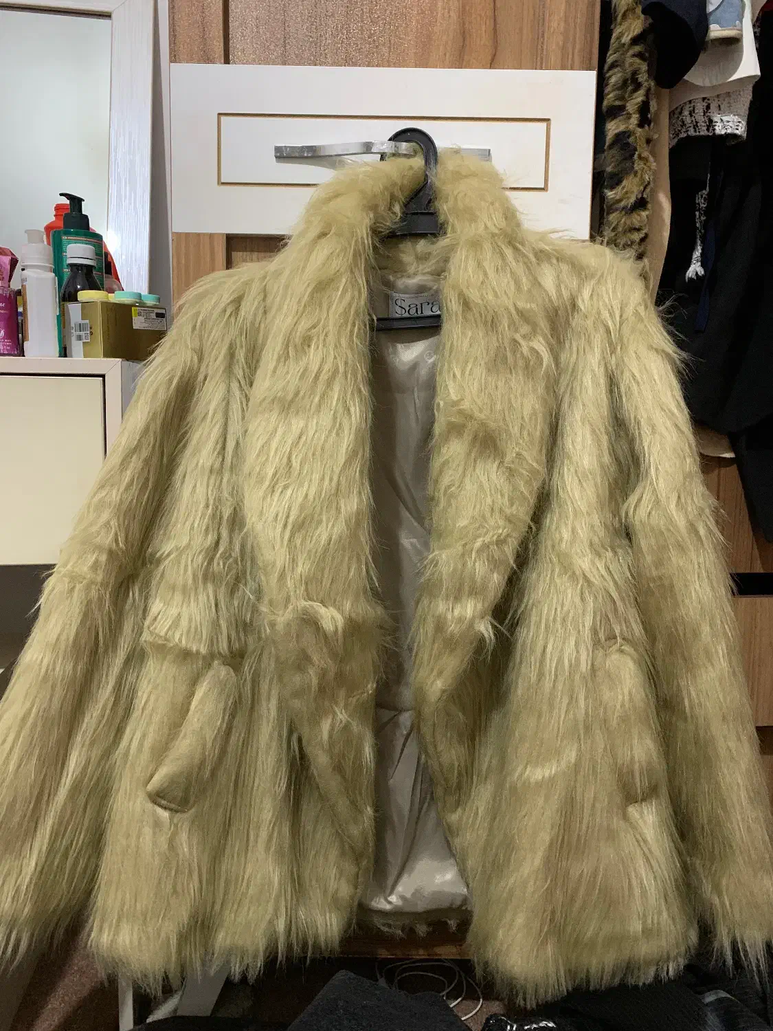 پالتو خز نسکافه ای قد ۷۰سانتی متر|لباس|پاکدشت, پاکدشت (مامازند)|دیوار