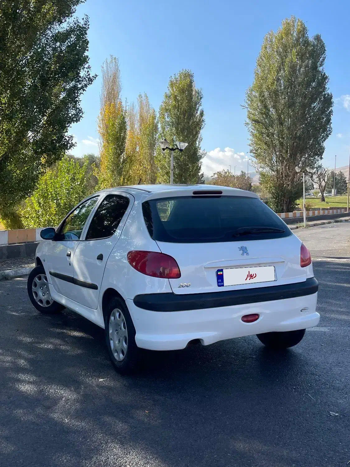 پژو ۲۰۶درجه یک تیپ ۳|خودرو سواری و وانت|مهاباد (آذربایجان غربی), |دیوار