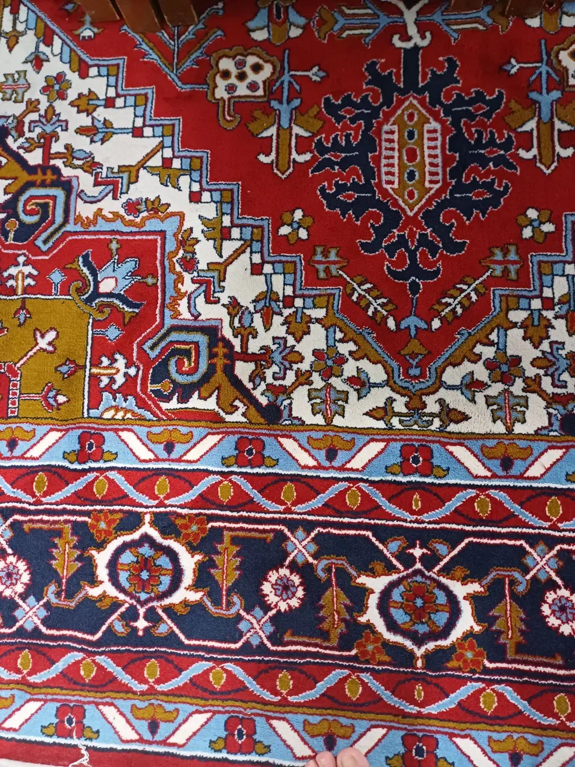 دوعدد فرش|فرش|هچیرود, |دیوار