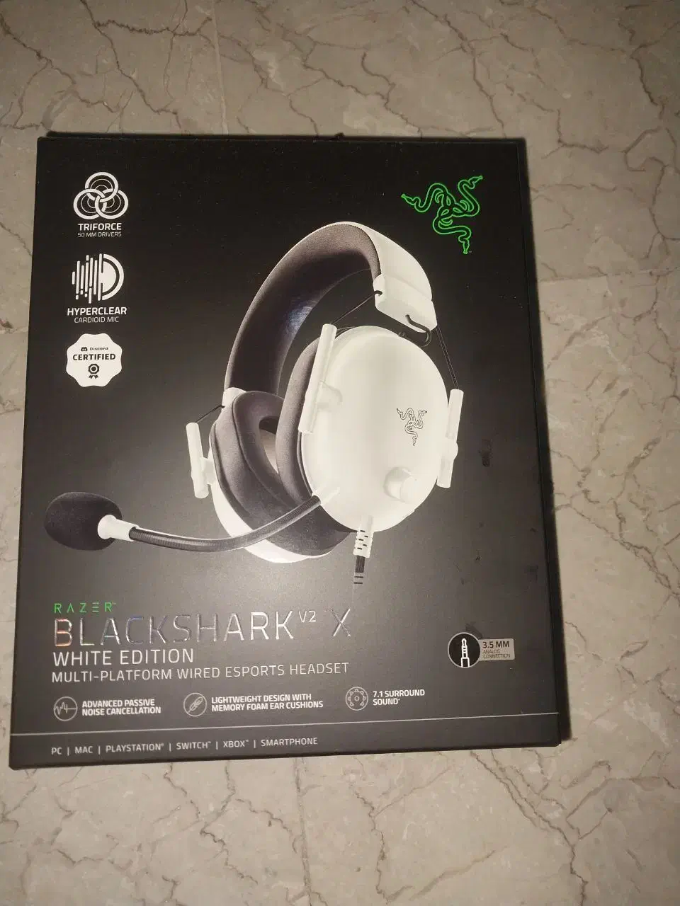Razer blackshark v2 x White|قطعات و لوازم جانبی رایانه|تهران, میدان ولیعصر|دیوار
