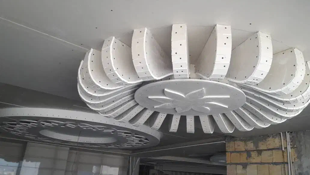 کناف ایران ،نورپردازی سقف،لاینر ،دامپا ،تایل|خدمات پیشه و مهارت|صدرا-فارس, فاز ۱|دیوار