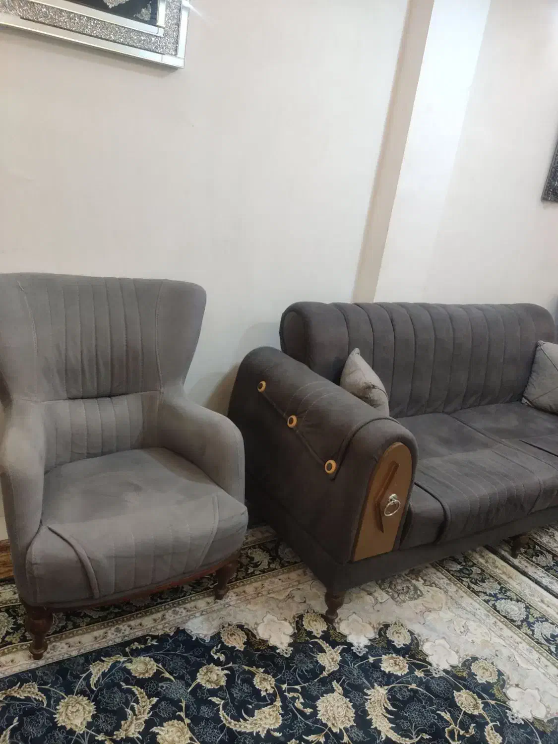 مبل کلاسیک هفت نفره|مبلمان خانگی و میز عسلی|اهواز, حصیرآباد|دیوار