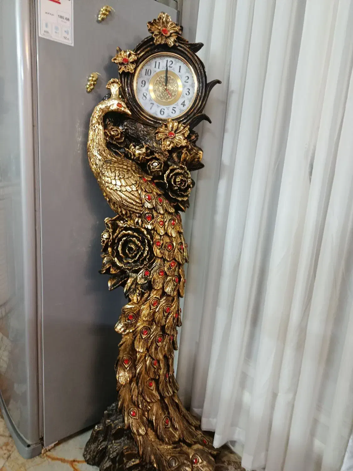 ساعت ایستاده طاووس|ساعت دیواری و تزئینی|نیشابور, مدرس|دیوار