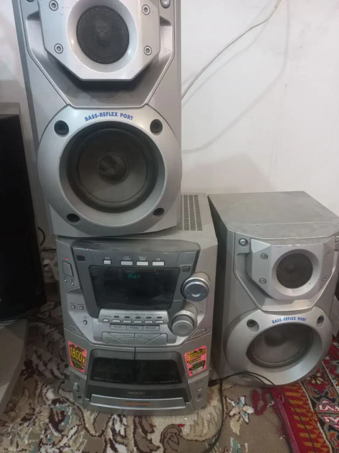 ظبت پاناسونیک ب گوشی وصل|سیستم صوتی خانگی|دورود, |دیوار