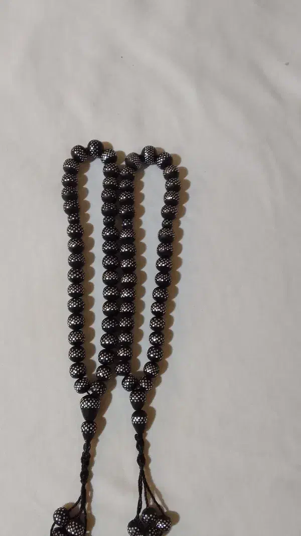 تسبیح ودستبندنقرکوب|جواهرات|کاشمر, |دیوار