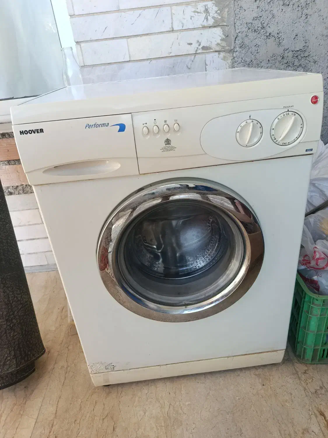 ماشین لباسشویی ایتالیایی برند هووِر|ماشین لباسشویی و خشککن لباس|ساری, |دیوار