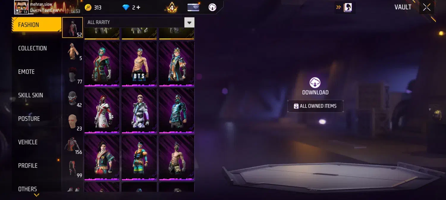 اکانت فری فایر با گان و ست های زیاد|کنسول، بازی ویدئویی و آنلاین|خرمدره, |دیوار