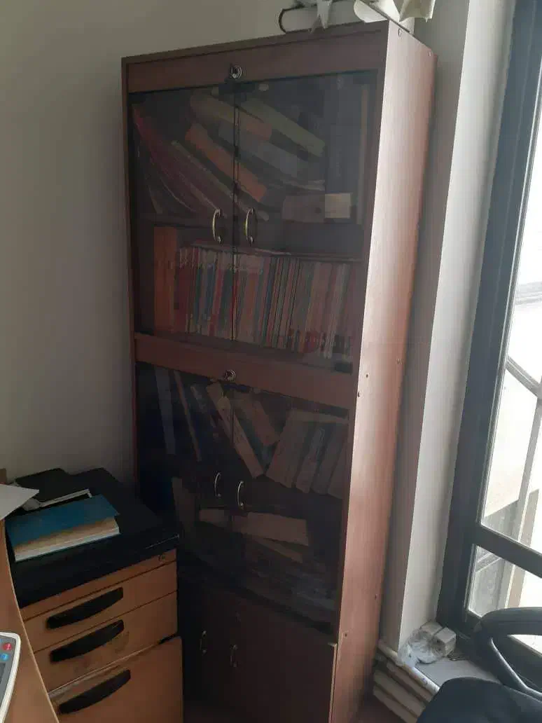 کتابخانه ایستاده دو عدد|کتابخانه، شلف، قفسه‌های دیواری|تهران, بلوار کشاورز|دیوار