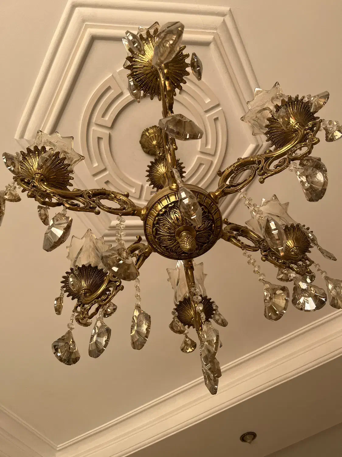 لوستر تمام برنز|لوستر و چراغ آویز|تهران, تهرانسر شرقی|دیوار