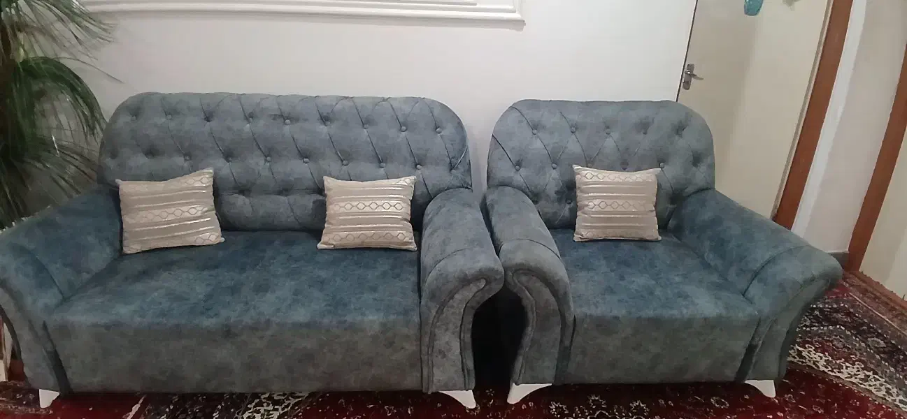 مبل هفت نفره|مبلمان خانگی و میز عسلی|لشت نشا, |دیوار