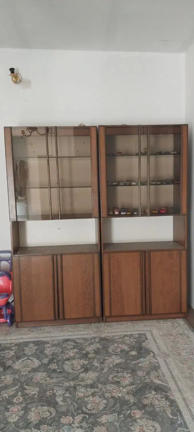 کتابخانه چوبی|کتابخانه، شلف، قفسههای دیواری|تهران, شهرک ولیعصر جنوبی|دیوار