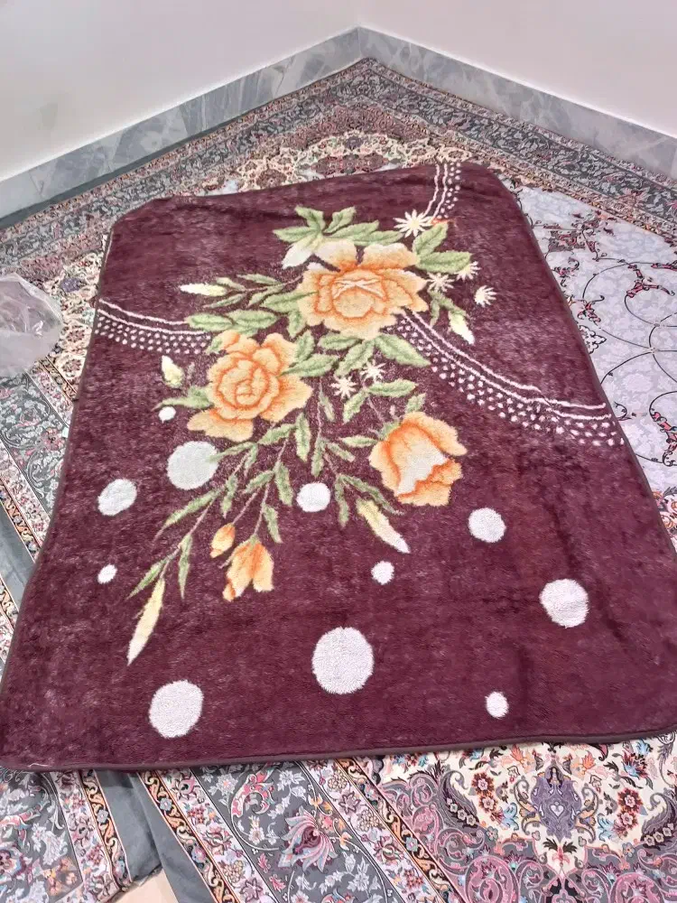 پتوی گلبافت یه نفره|رختخواب، بالش، پتو|قدس, شهرقدس|دیوار