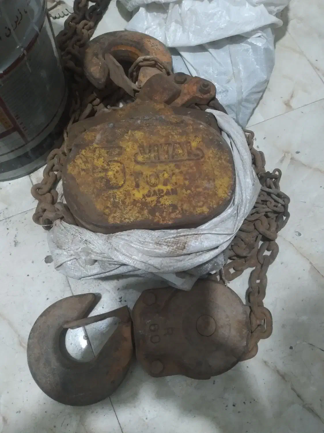 ۲عدد جرثقیل ۵تنی و۱عدد یک تنی|ابزارآلات|نسیم‌شهر, |دیوار