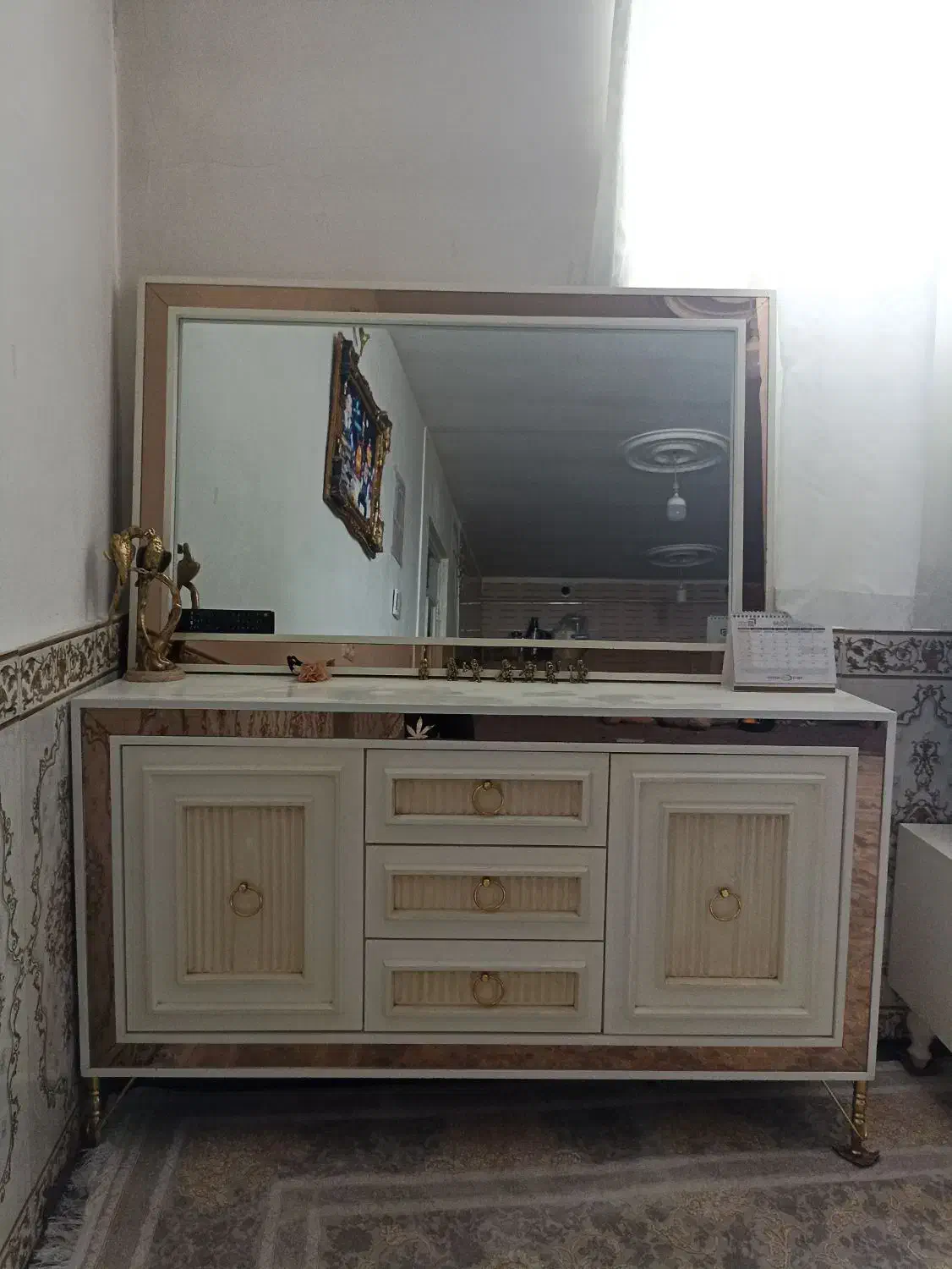 اینه کنسول و میز تلویزیون ام دی آف سایز بزرگ|بوفه، ویترین، کنسول|کرمانشاه, |دیوار