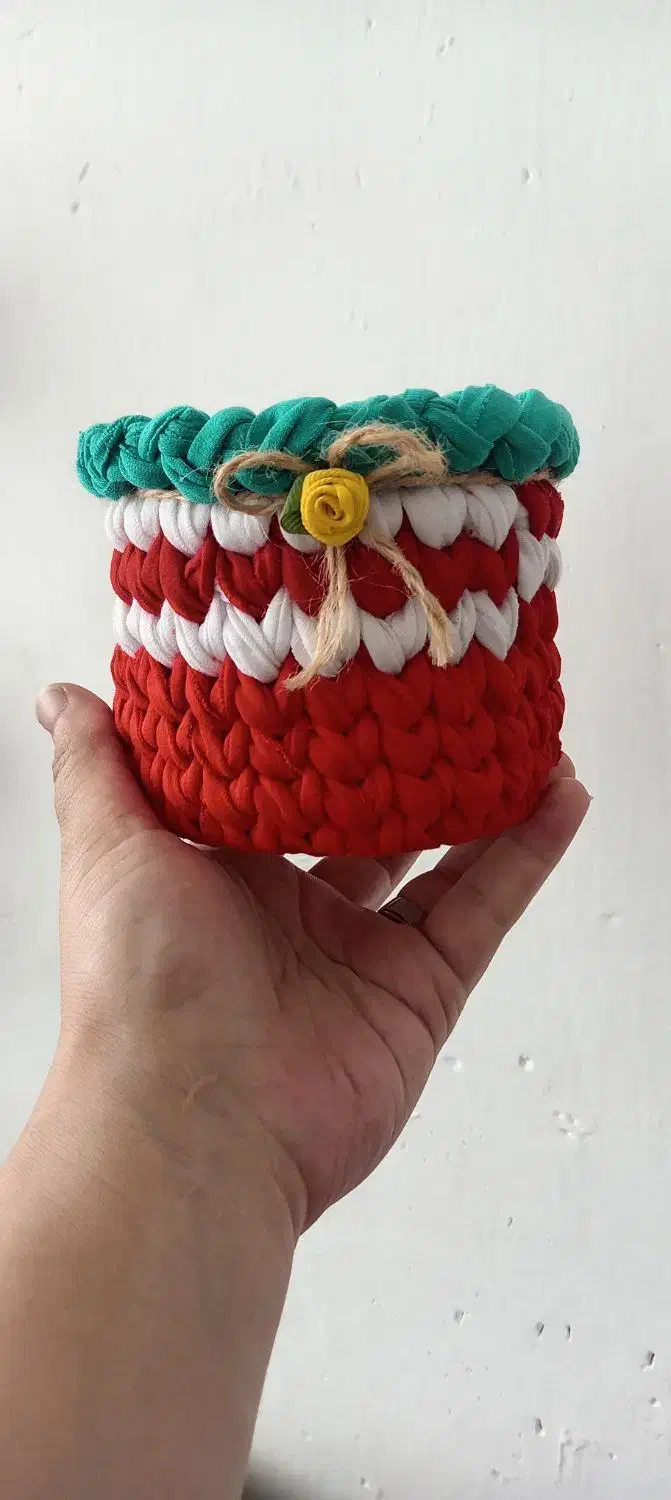 سبدهای تریکودر طرح ورنگ|صنایع دستی و سایر لوازم تزئینی|قوچان, |دیوار