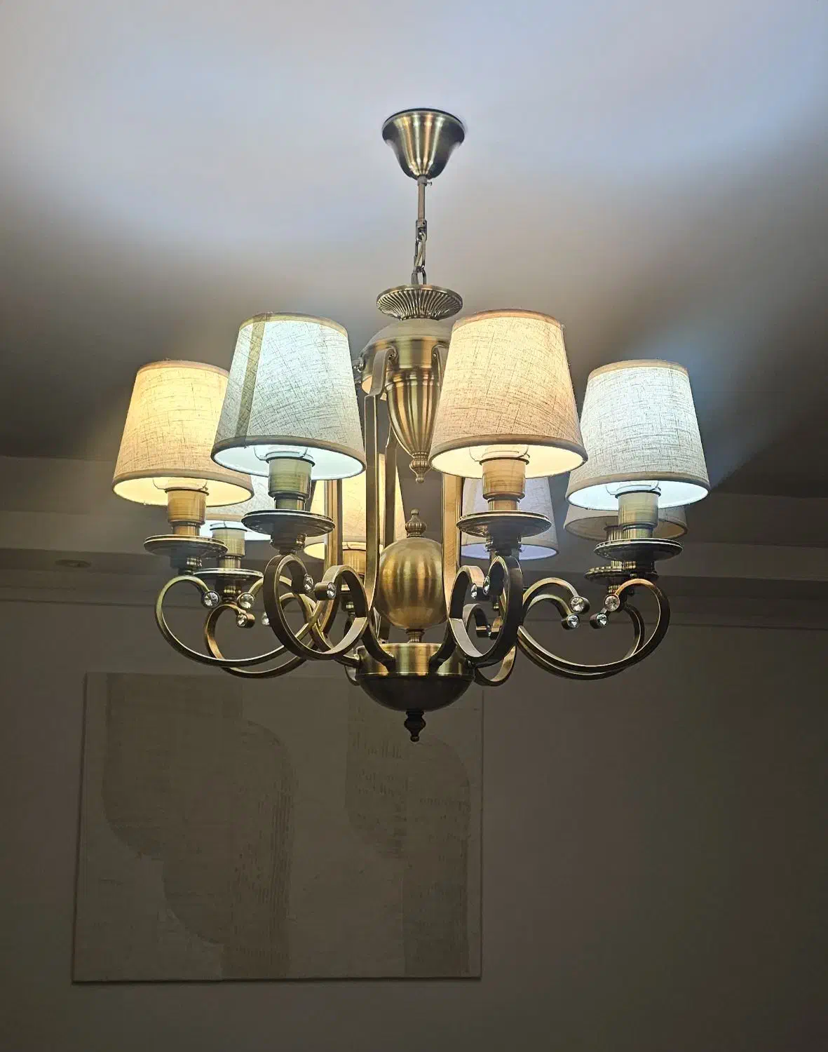 ۲ عدد لوستر ۸ شعله و ۴ شعله|لوستر و چراغ آویز|تهران, درب دوم|دیوار