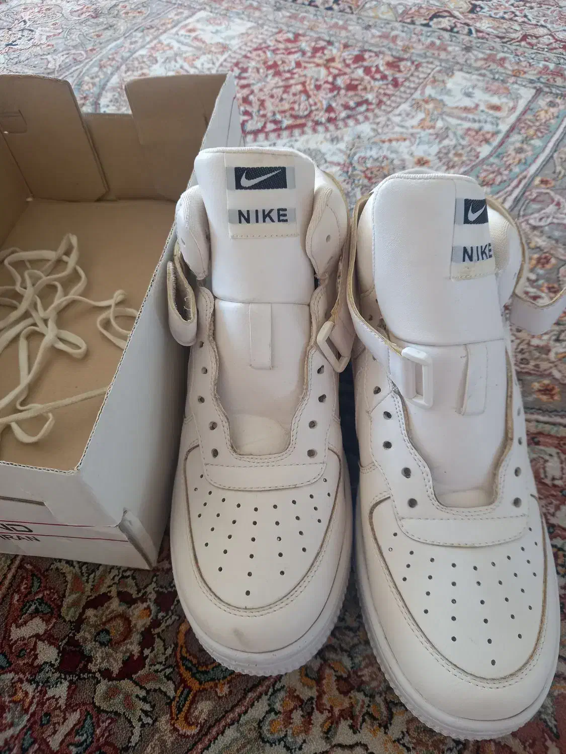 کتانی ساق دار nike jordan سفید|کیف، کفش، کمربند|سنندج, |دیوار