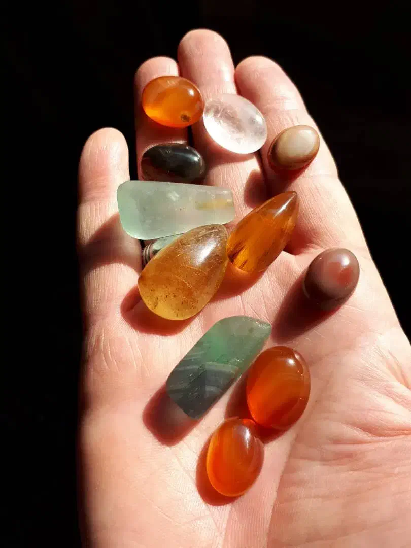 پک ۱۱ عدد سنگهای متنوع|جواهرات|ری, دولتآباد|دیوار