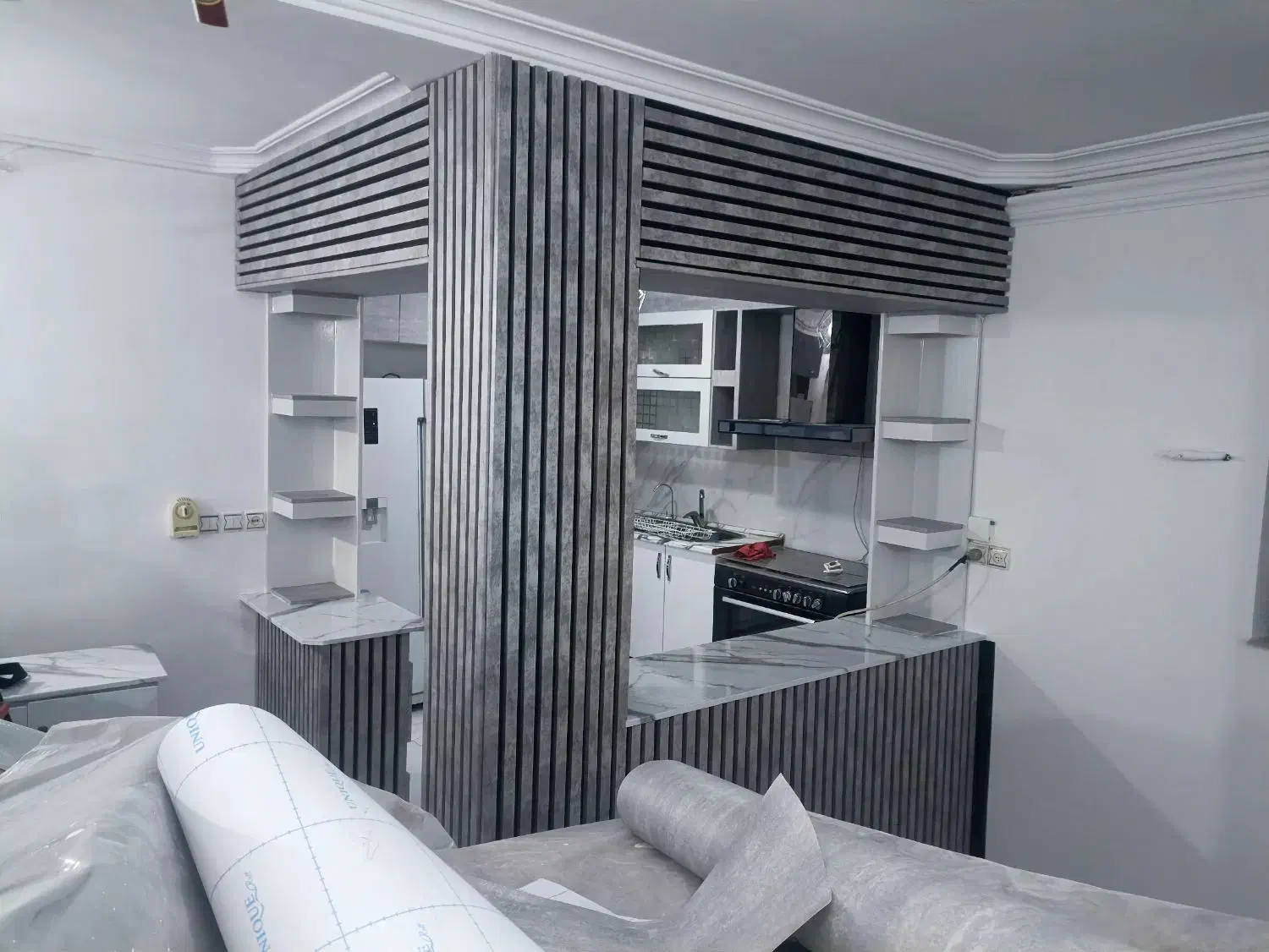 بازسازی کابینت باکمترین هزینه|خدمات پیشه و مهارت|رشت, نظری|دیوار