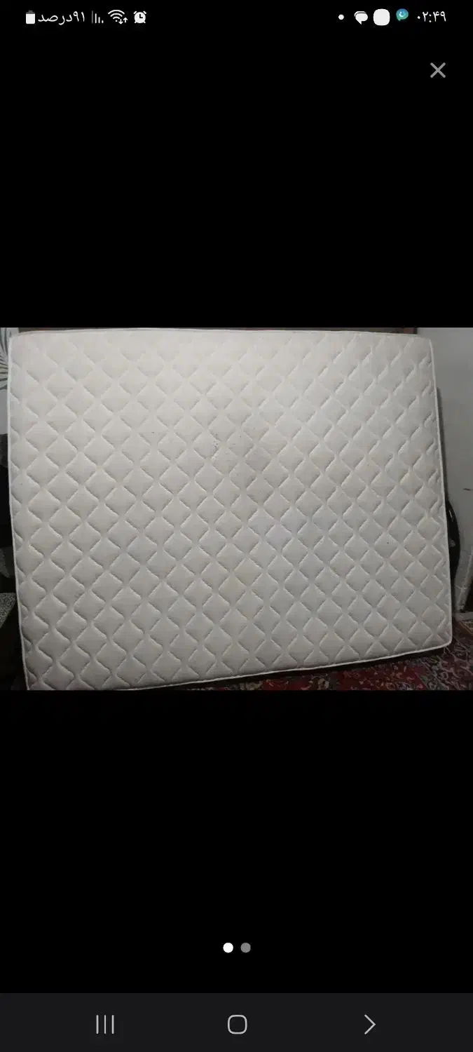 تشک طبی ۲ نفره درحد نو|تشک تختخواب|رفسنجان, |دیوار