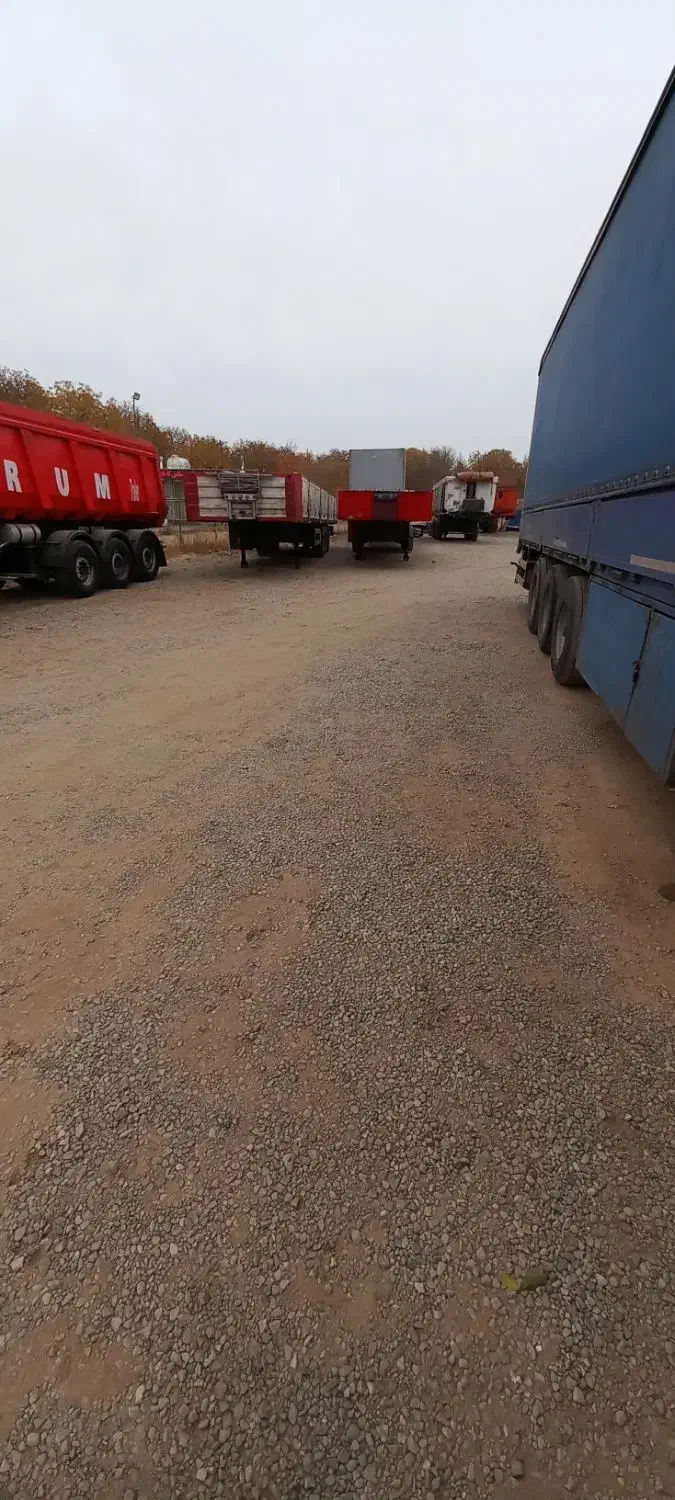 تریلی کفی ،لبه ،سه محور|خودرو سنگین|خرمدره, |دیوار