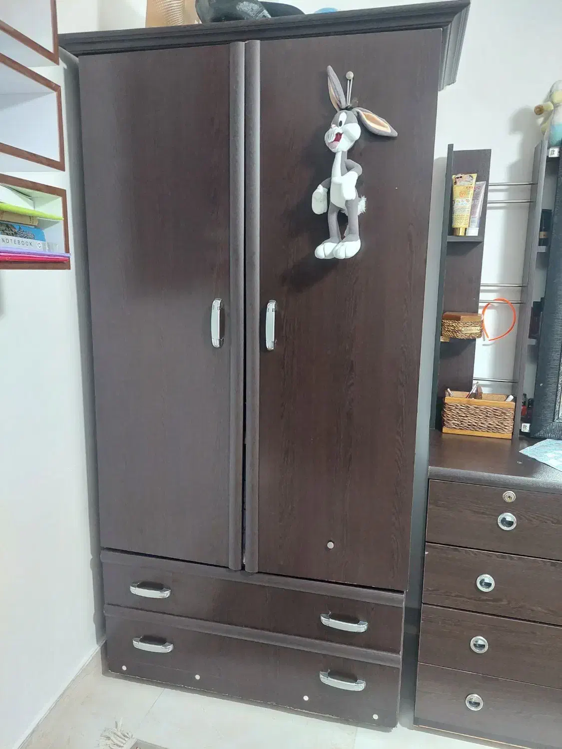 کمد لباس و میز آرایش|جاکفشی، کمد، دراور|رشت, حمیدیان|دیوار