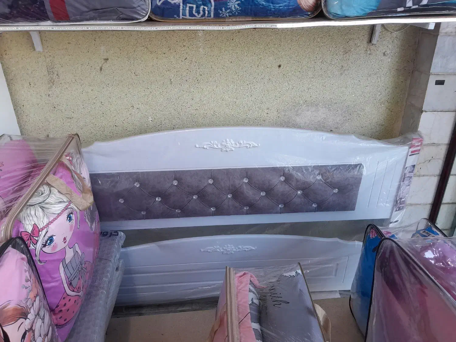 تختخواب  ام دی اف تک نفره و دونفره|تخت و سرویس خواب|ماسال, |دیوار