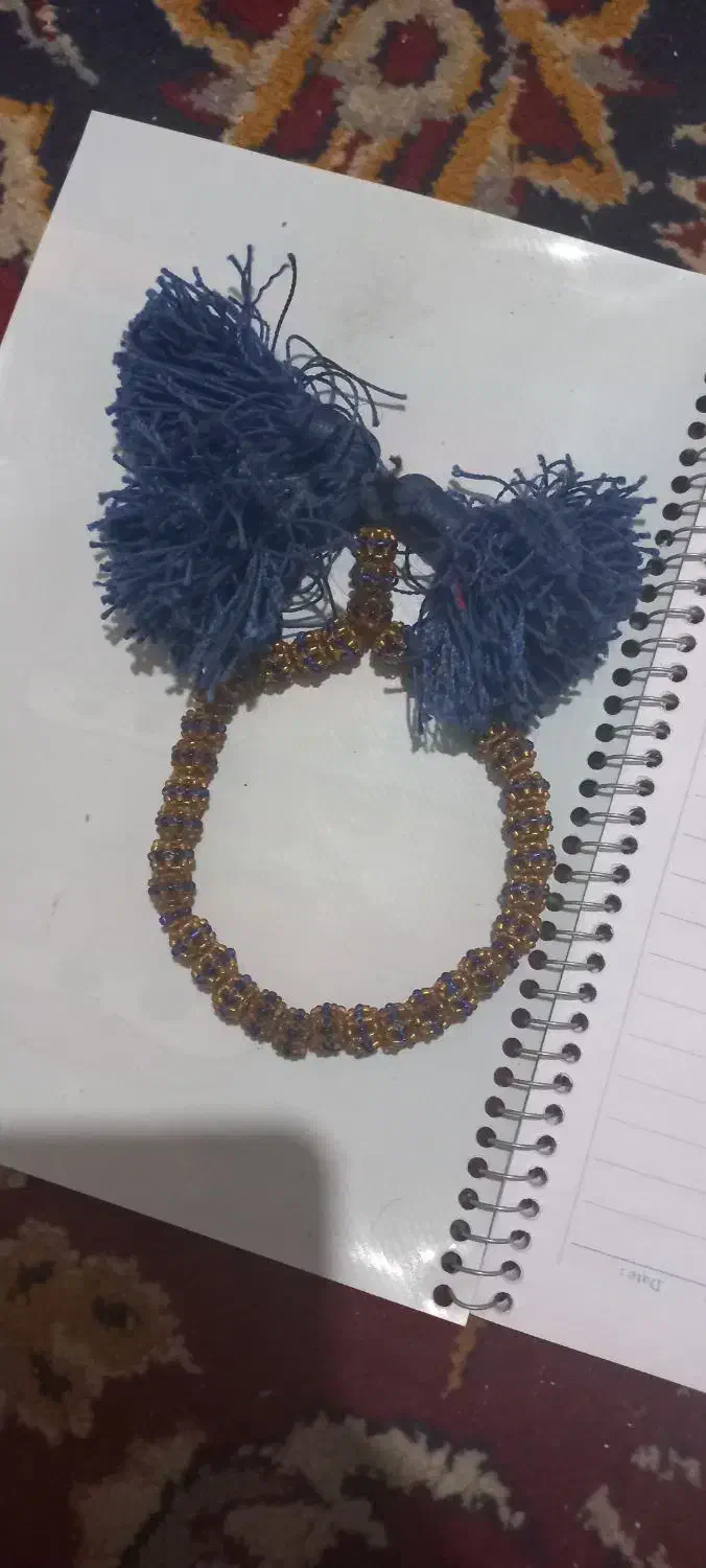 تسبیح مهره بافی دستباف|کلکسیون اشیاء عتیقه|مشهد, شهید آوینی|دیوار