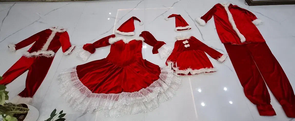 لباس خانواده بابانوئل|لباس|گلبهار, شهر جدید گلبهار|دیوار