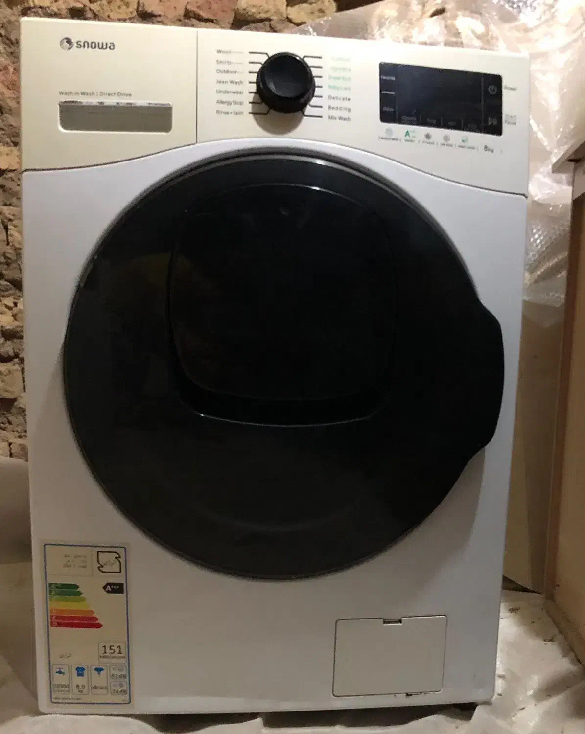 ماشین لباسشویی اسنوا طرح اد واش|ماشین لباسشویی و خشککن لباس|نظرآباد, نظرآباد|دیوار