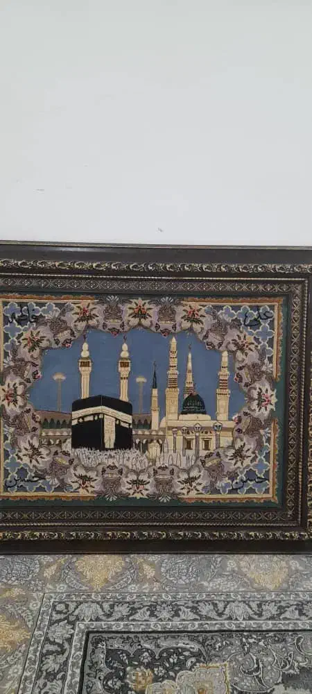 تابلو فرش دستباف|تابلو فرش|قم, باغ کرباسی|دیوار