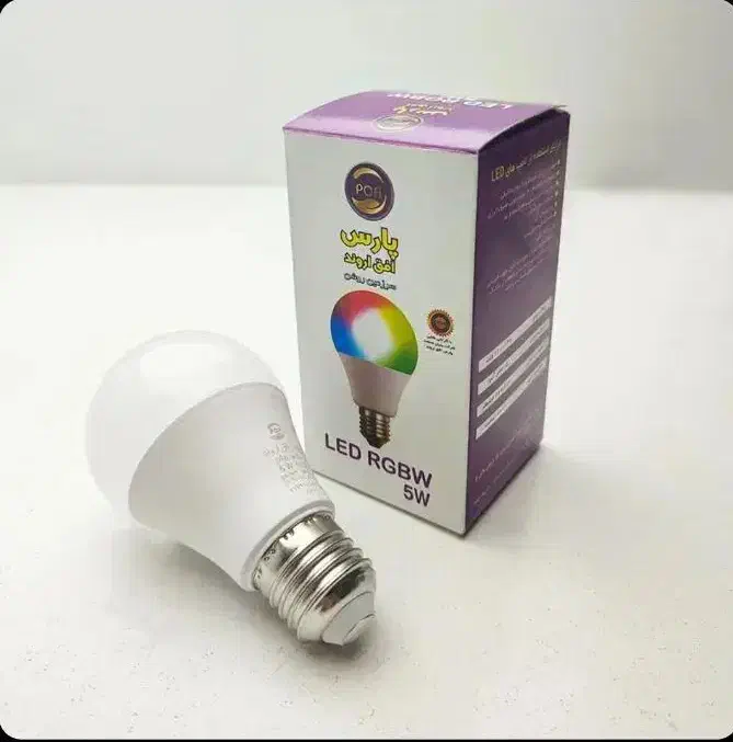 لامپ هفت رنگ RGB|لامپ و چراغ|حبیب آباد, |دیوار