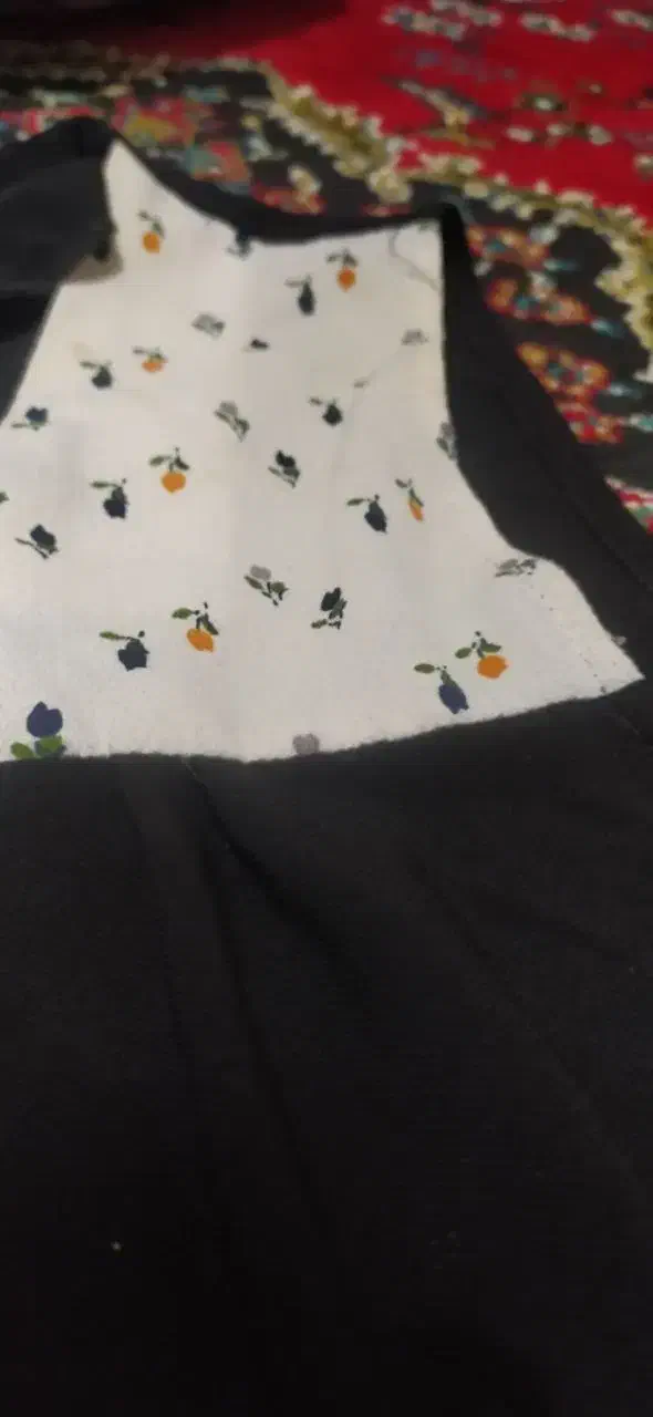 تاپ مشکی و مانتو مجلسی|لباس|رودسر, |دیوار