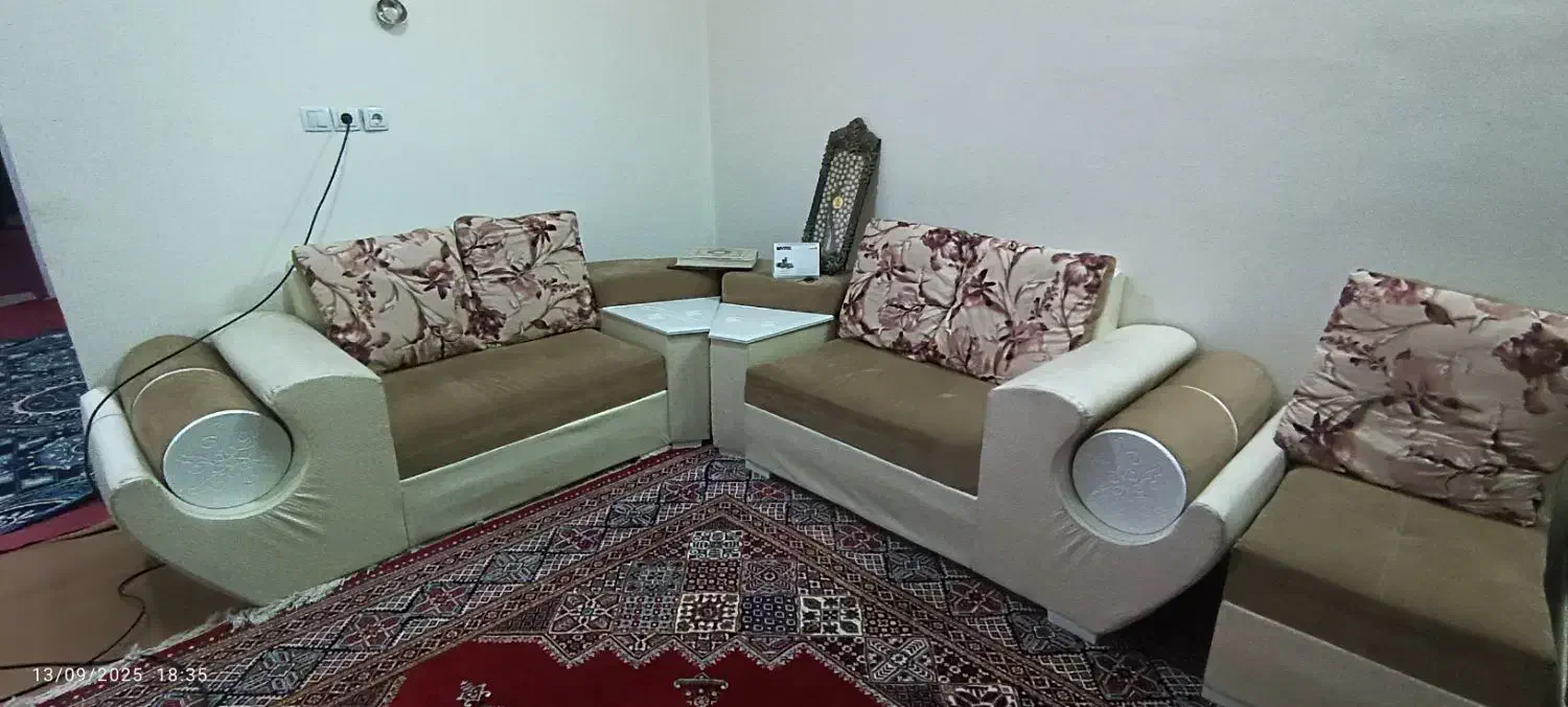 مبل ۷ نفر تمیز|مبلمان خانگی و میز عسلی|اهواز, بهشت آباد|دیوار