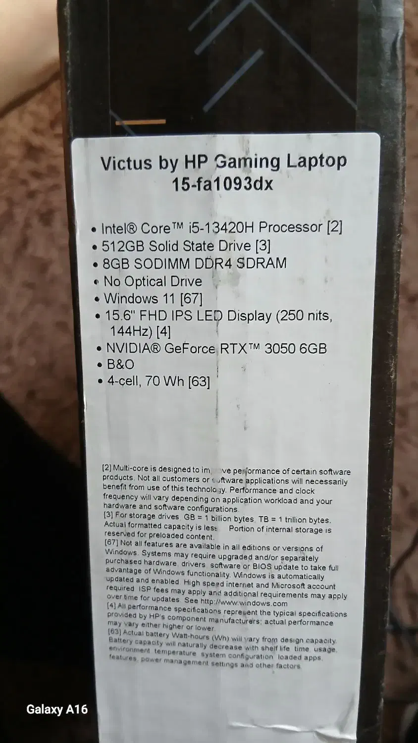 لپتاپ hp victus 15 gaming|رایانه همراه|تهران, افسریه جنوبی|دیوار