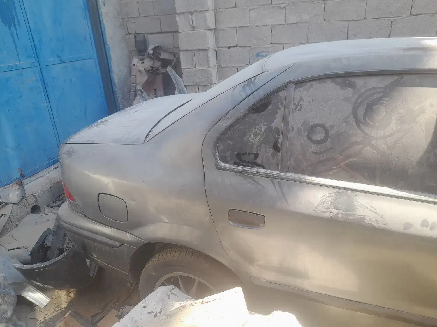 سمند تصادفی|خودرو سواری و وانت|کازرون, |دیوار