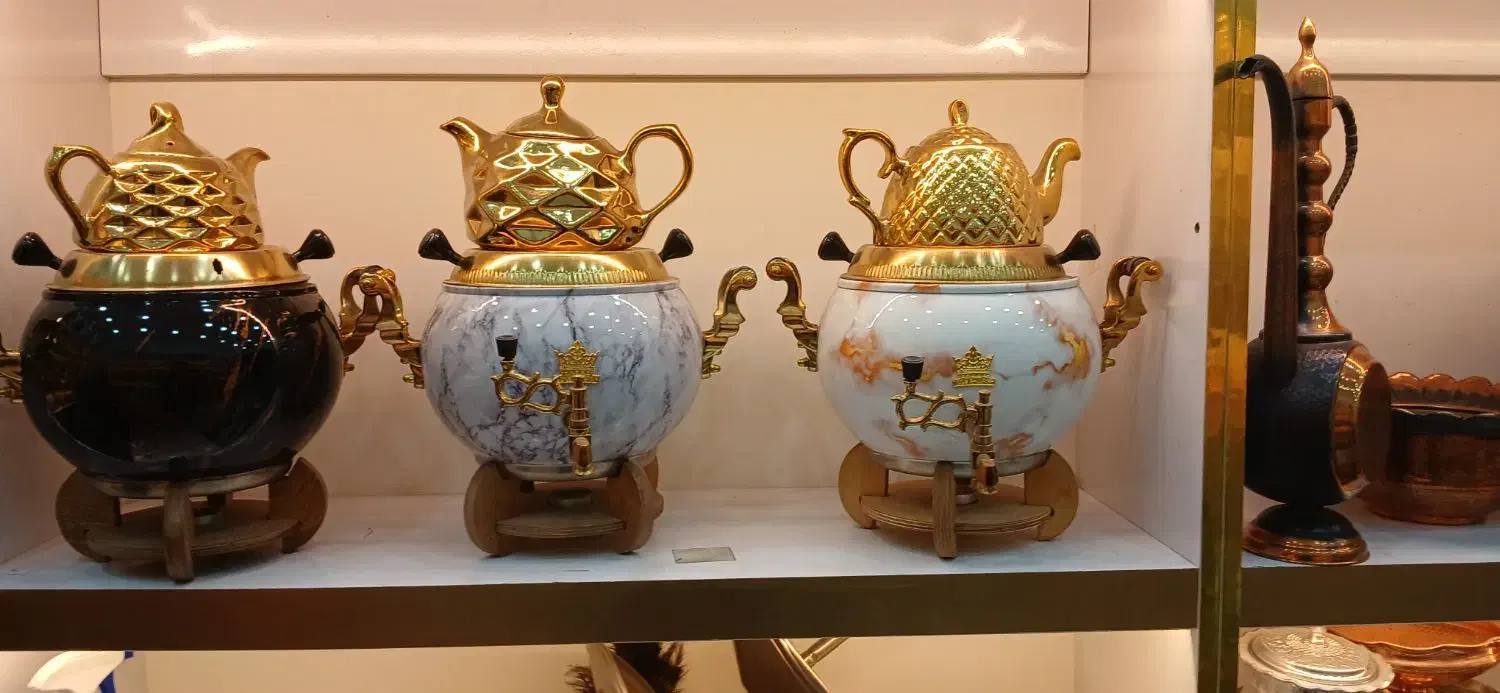 سماور طرح سنگی|سماور، چایساز، قهوهساز|مشهد, طلاب|دیوار