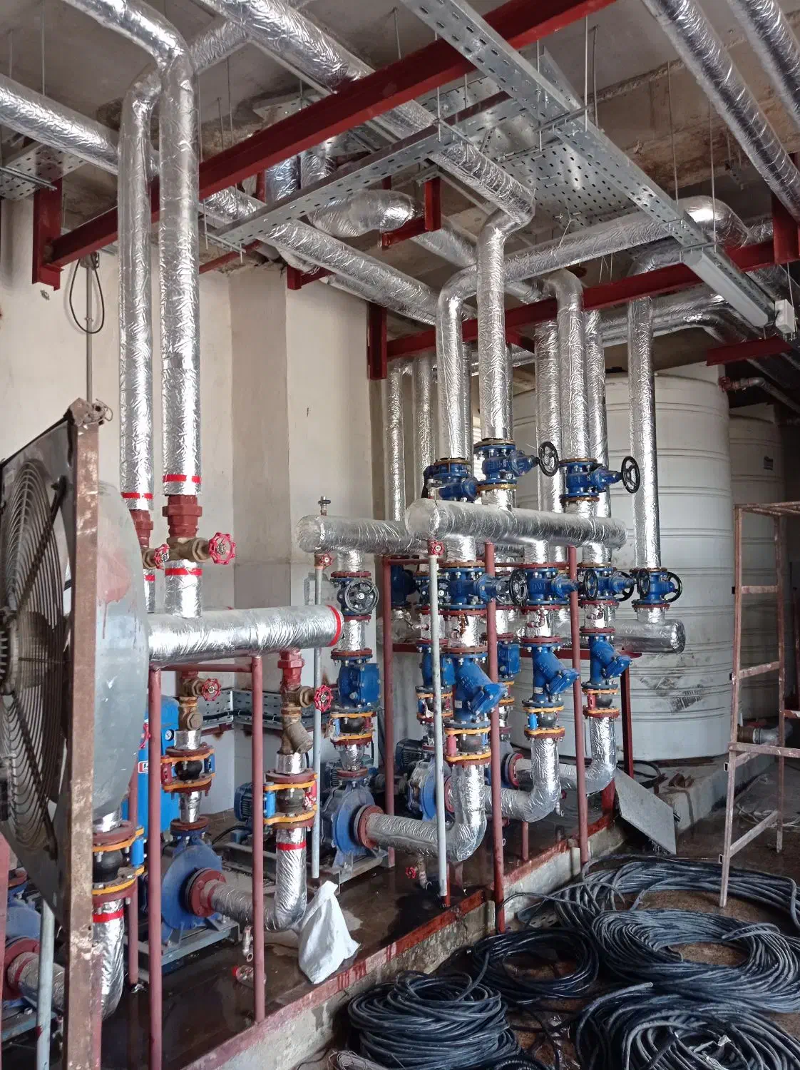 اجرای تاسیسات مکانیکی ساختمان و غیره|خدمات پیشه و مهارت|صدرا-فارس, فاز ۱|دیوار