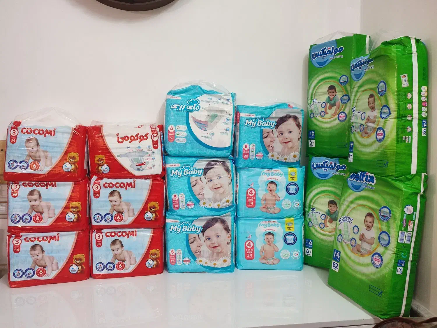 پوشک بچه|مواد شوینده و دستمال کاغذی|نیشابور, شریعتی|دیوار