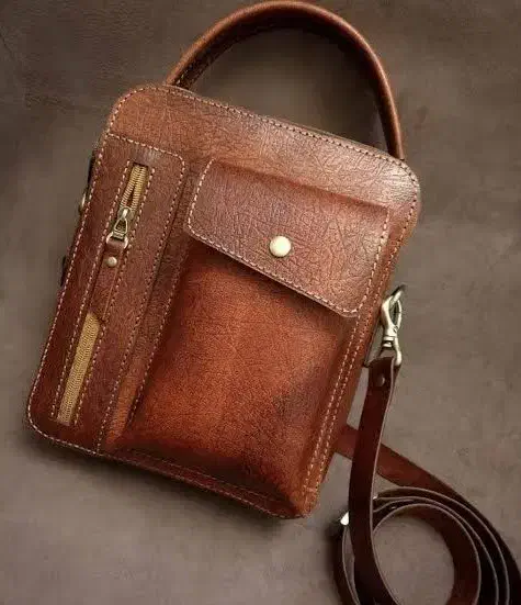 کیف چرم اصل دست‌دوز|کیف، کفش، کمربند|آبیک, |دیوار