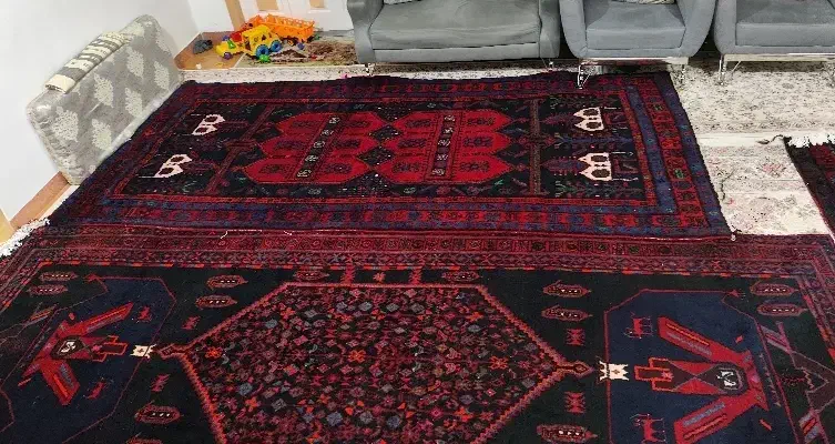 فرش دستباف  قدیمی سنتی|فرش|چهاردانگه (تهران), |دیوار