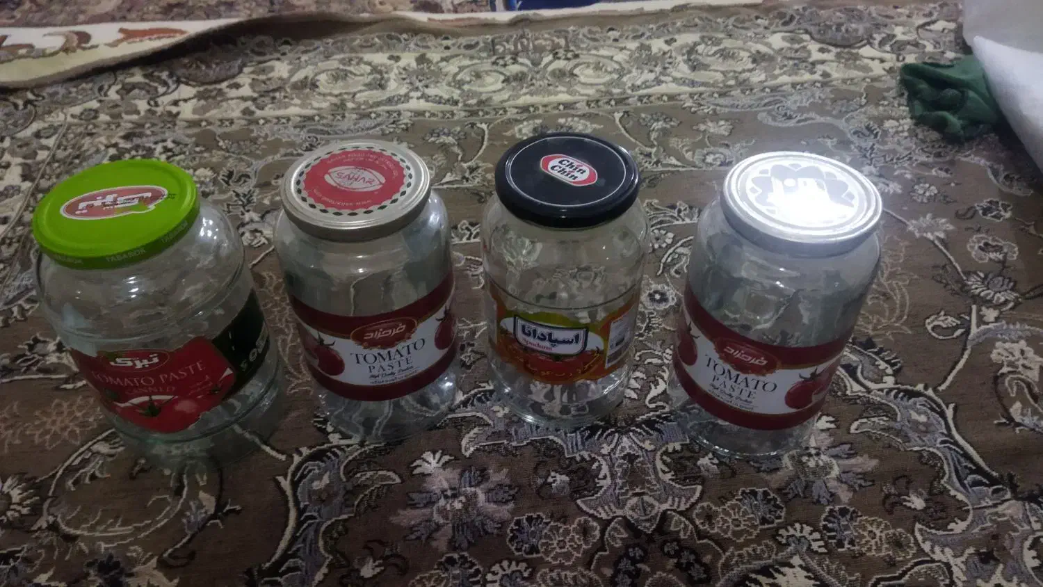 فروش شیشه رب فقط ۲۵تومن|ظروف نگهدارنده، پلاستیکی، یک‌بارمصرف|خرمدره, |دیوار